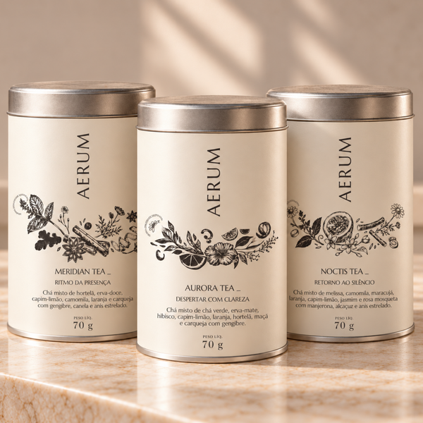 AERUM Tea Collection™ | Manhã, Meio-Dia e Noite