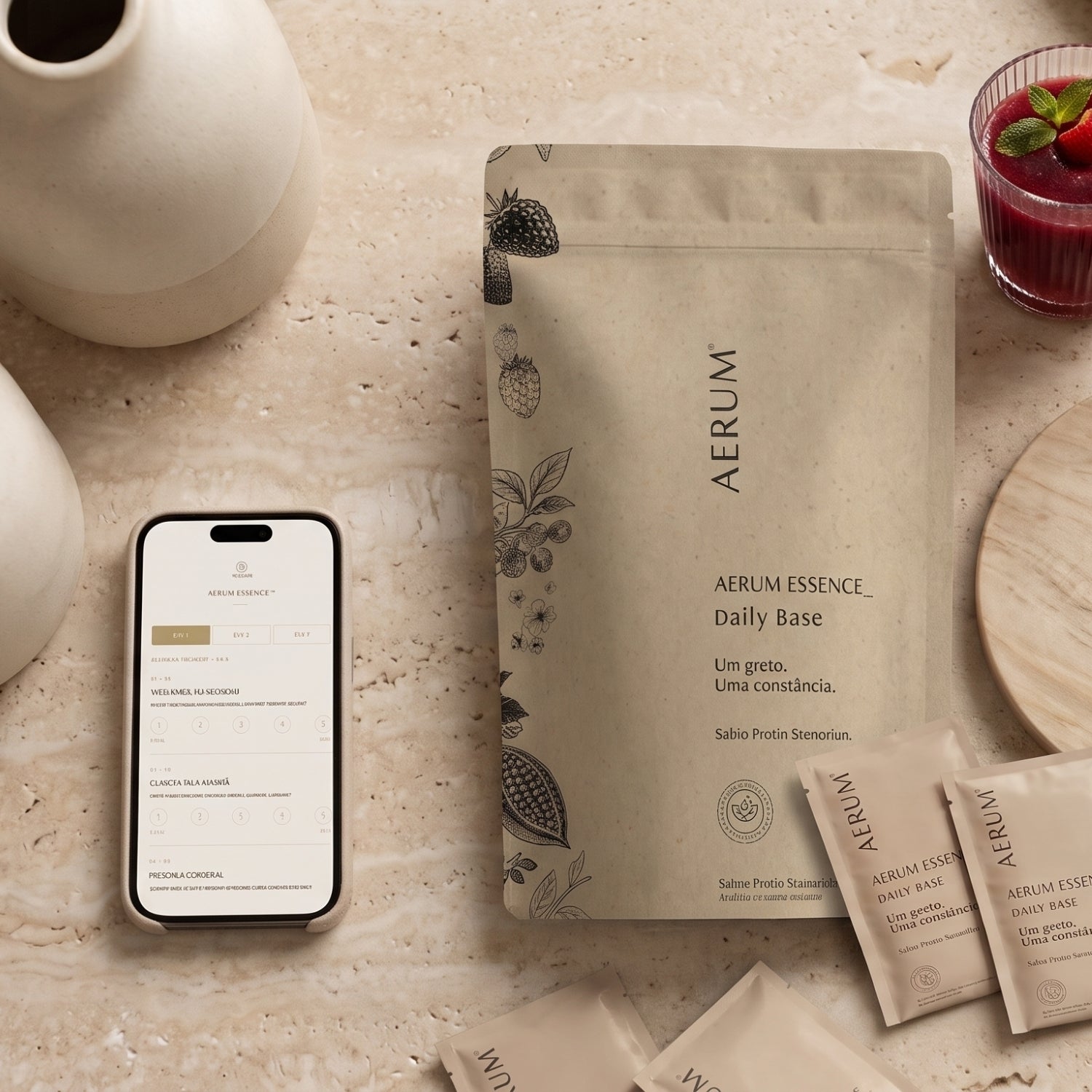 Ritual AERUM, ambiente da marca